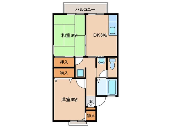 シャルム淡海の物件間取画像